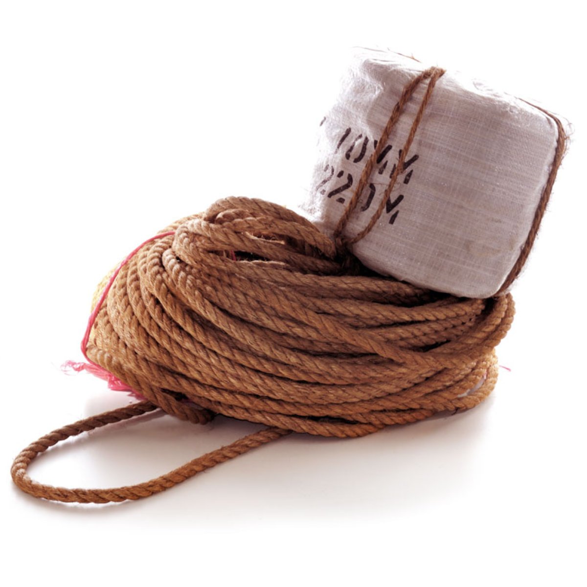 Manila rope made from 100% manila fiber.