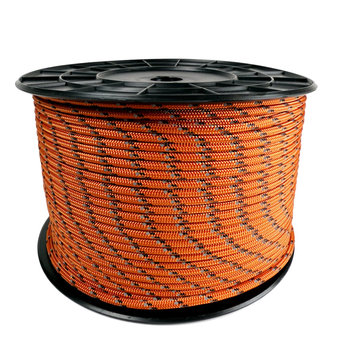 Rubber Flashline MX Flashline, dark orange reflective rope – high visibility and durability