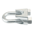 Wire rope clips for ropes and wires. An alternative to spliced loops.