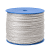 Electric fence rope with stainless steel conductor. Polyester multifilament rope.