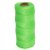 Fluorescent green twine for masonry and tiling.