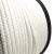 Flag line reinforced spun polyester