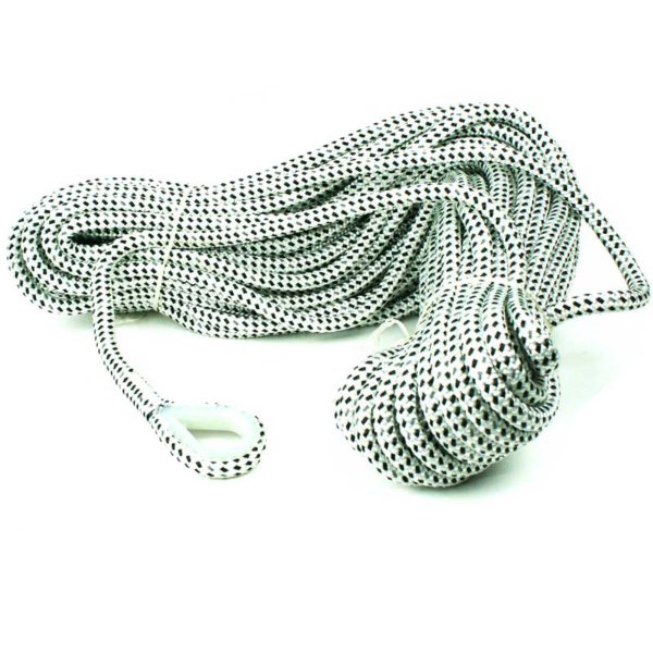 Anchor line for recreational boats. Made from durable and flexible material.