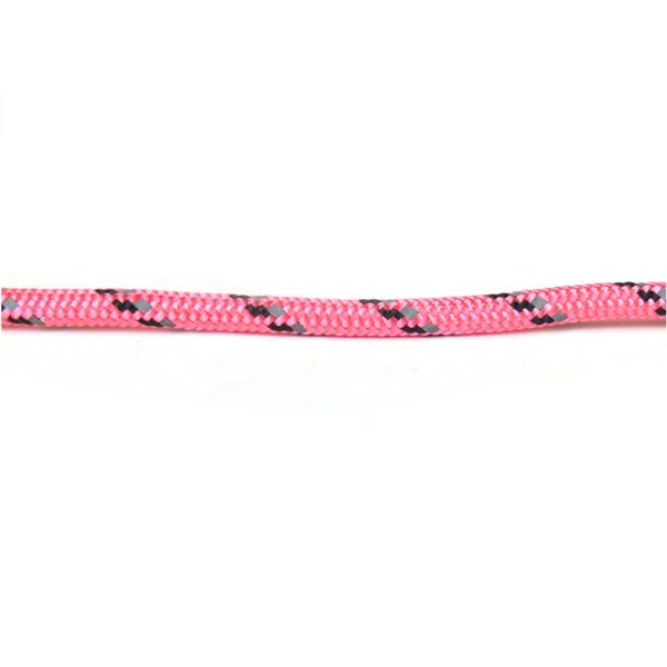 Fuchsia rope with integrated reflective thread for optimal visibility