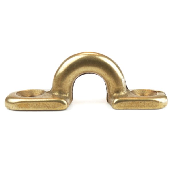 Brass Loop for Rope and Wire, Fastening Loop