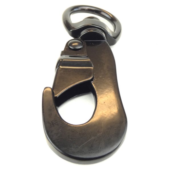 65-85mm. Hook with swivel for dog leashes, girth straps, cat leashes, connections of rope, chain, and rope, etc.
