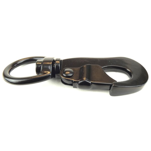 65-85mm. Hook with swivel for dog leashes, girth straps, cat leashes, connections of rope, chain, and rope, etc.