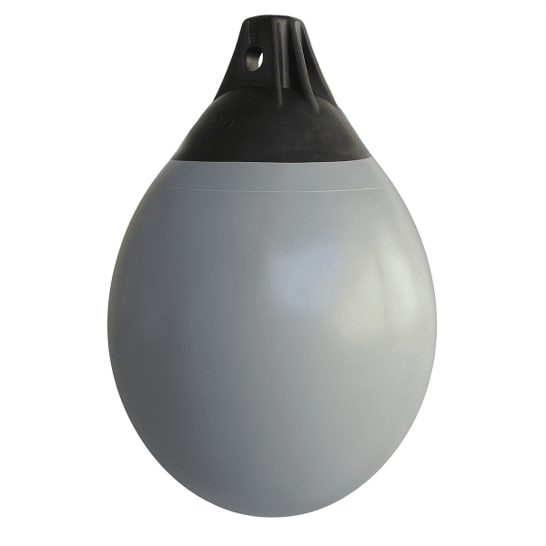 Buoy, PVC, grey/black