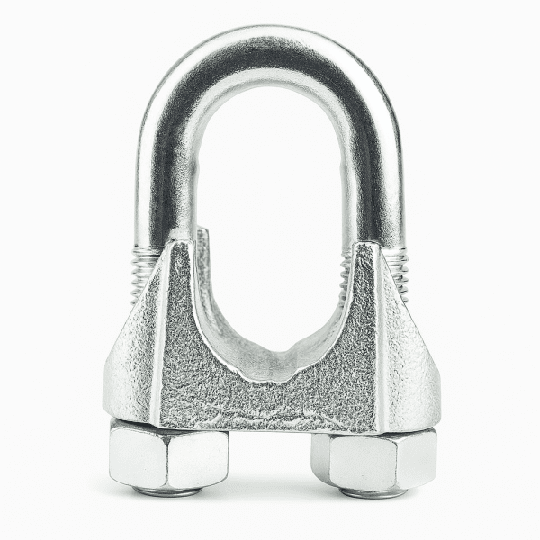 Wire rope clips for ropes and wires. An alternative to spliced loops.