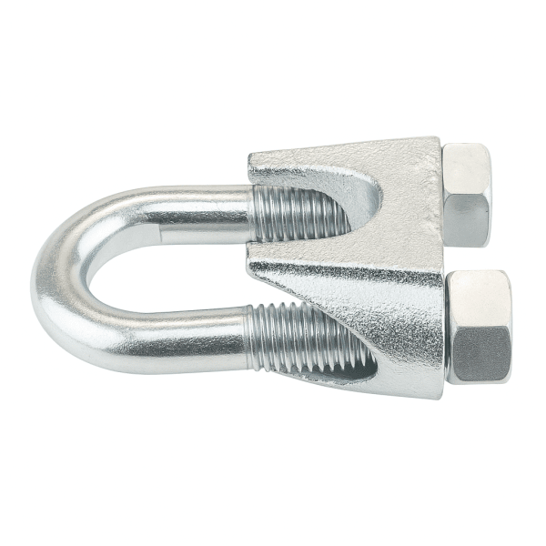 Wire rope clips for ropes and wires. An alternative to spliced loops.