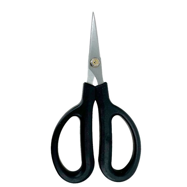 Close-up of a professional D-Splicer scissor, designed for precise cutting of synthetic and natural ropes