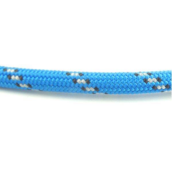 Polyester multifilament rope with tight braiding for minimal stretch and creep