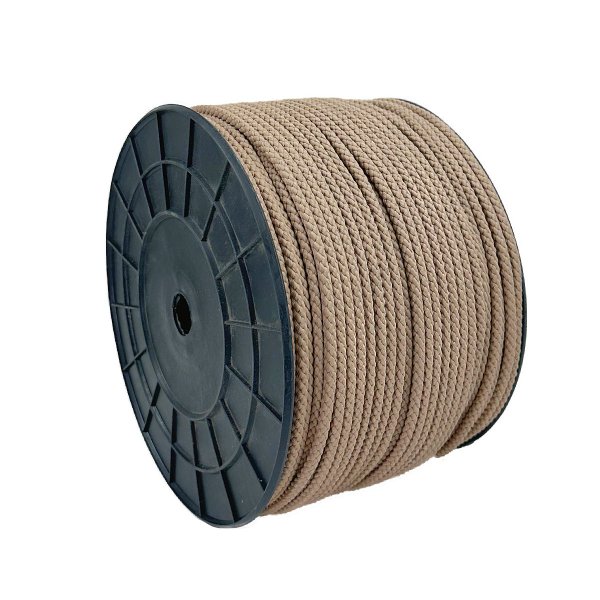 Beige 8-braided PP-multifilament