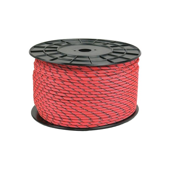Fuchsia rope with integrated reflective thread for optimal visibility