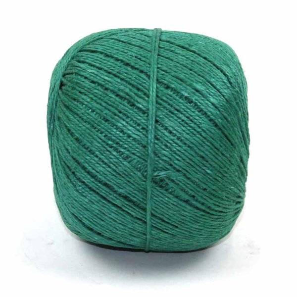 Beautiful light green flax twine for tagging and crafts.
