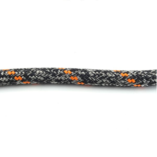 Black rope for sheets, halyards, trim, standing rigging, etc.