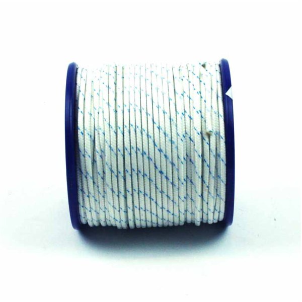 Starter cord made of shape-stable 16-strand polyester multifilament.