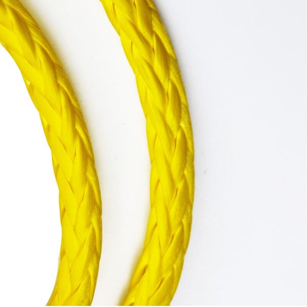 Synthetic rope for winches. Rope made of HMPE (Dyneema) for maximum strength.